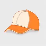 faded orange cap image